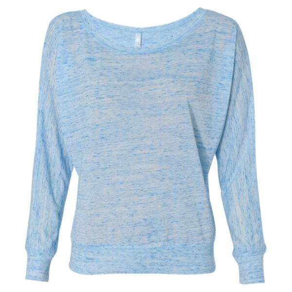 Women’s Flowy Off Shoulder Long Sleeve Tee Thumbnail