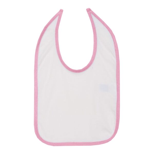 Infant Contrast Trim Premium Jersey Bib Thumbnail